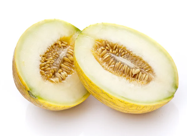 Mitades de melón amarillo — Foto de Stock