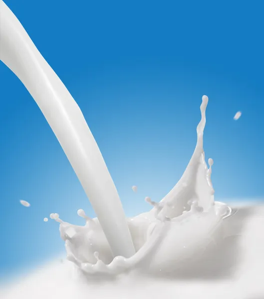 Splash of Milk — Stock Photo, Image