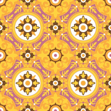 Dekoratif geometrik seamless modeli