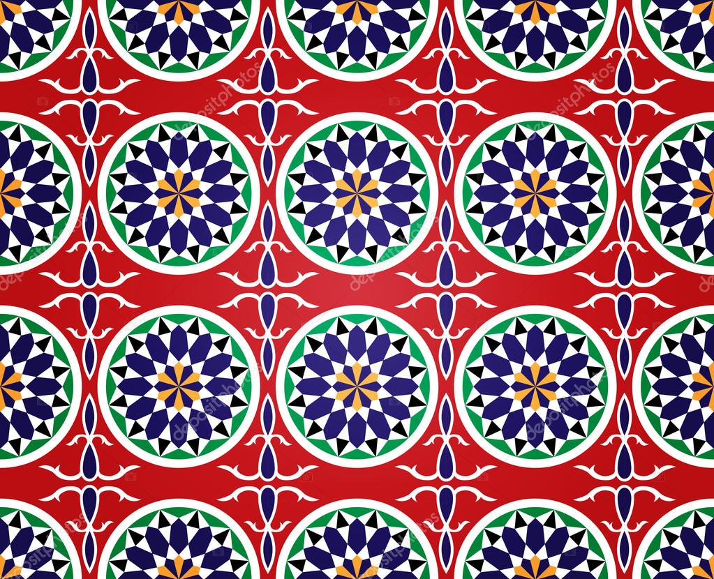 Egyptian Ramadan Seamless Pattern — Stock Vector 