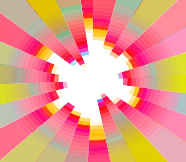 Yaz renkleri dairenin arka plan