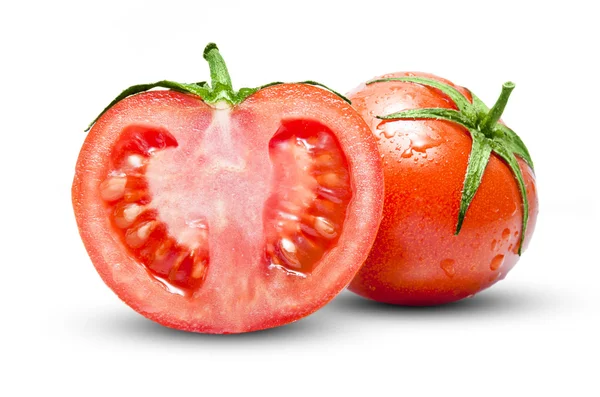 Tomato Half and Full — Stock Photo, Image