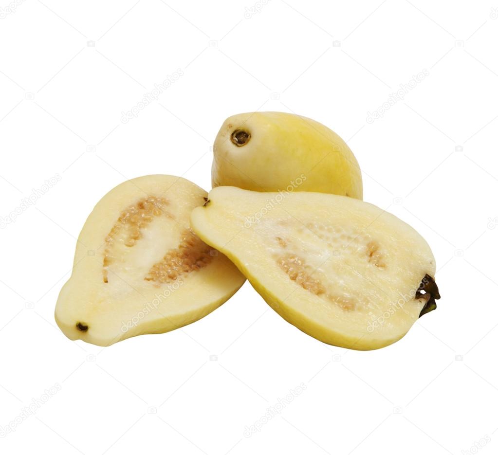 Sliced Guava Fruits