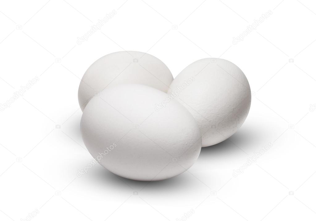 White Egg Group — Stock Photo © MidoSemsem 17631741