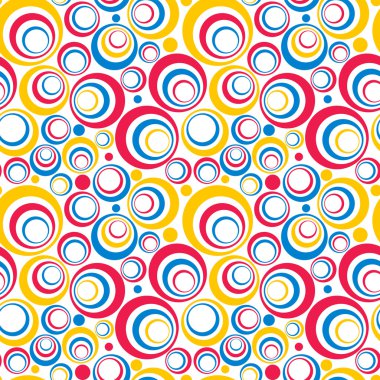 Renkli Daireler seamless modeli