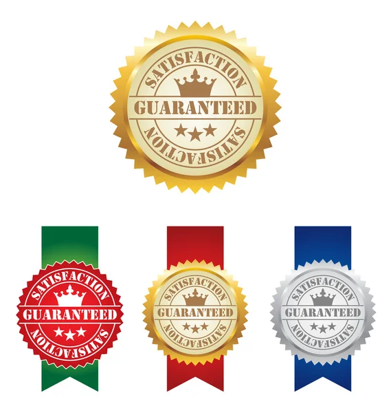 Satisfaction Guaranteed Labels — Stock Vector