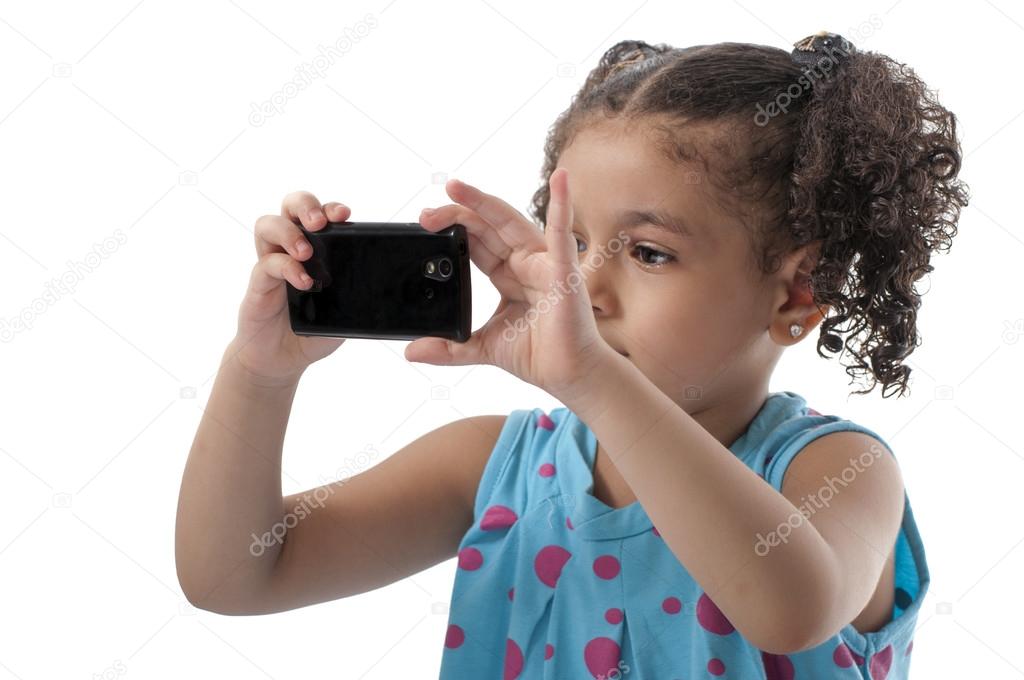 Lovely Girl Photographing