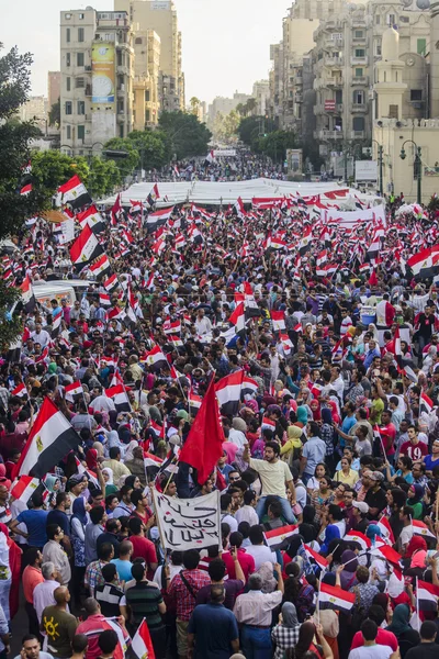 Egyptiska demonstration mot morsy — Stockfoto