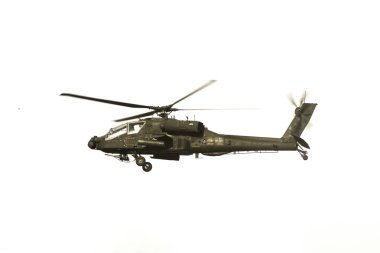 Flying Apache Helicopter clipart