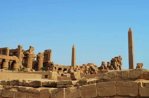 Templo de Karnak egípcio antigo — Fotografia de Stock