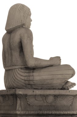 Antik Mısır scribe yan görünüm