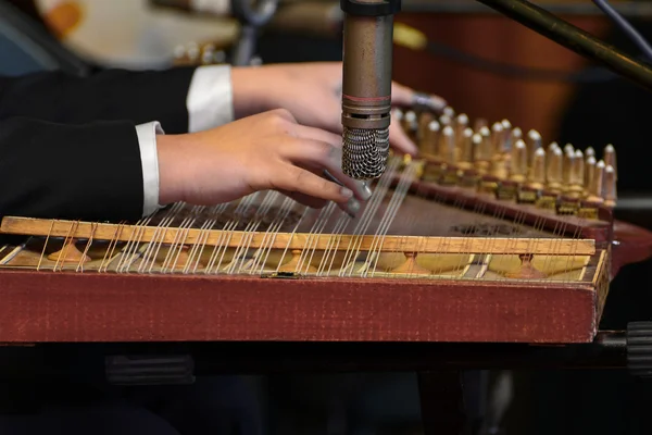 Arabian Qanon Instrumento Musical — Fotografia de Stock