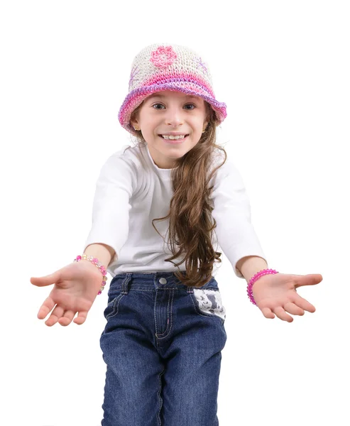 Arms Open Girl — Stock Photo, Image