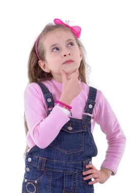 karışık kız düşünme