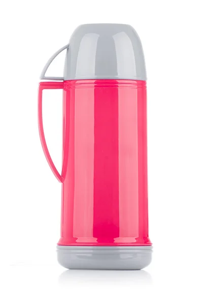 Thermos rosa — Foto Stock