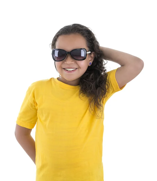 Beautiful Smiling Girl Posing for Photo — Stock Photo, Image