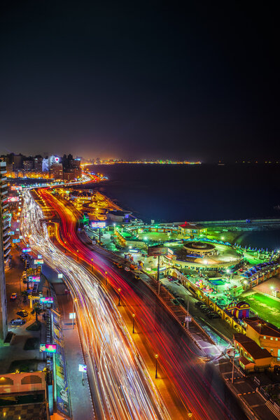 Александрия ночью
