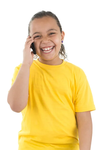 Chamada de telefone engraçado — Fotografia de Stock