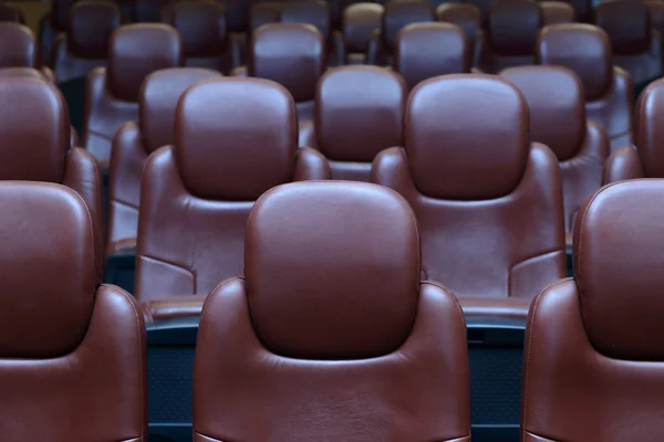 Lege bioscoop stoelen — Stockfoto