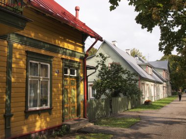 Estonya ahşap evler