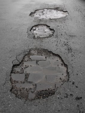 Çukurların / yol zarar