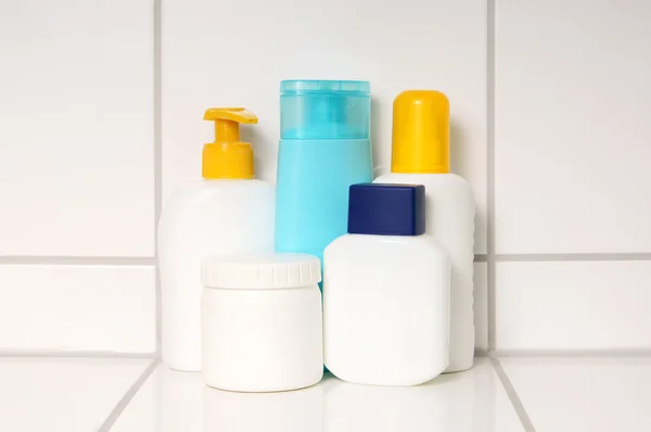 Beauty hygiene containers — Stock Photo, Image