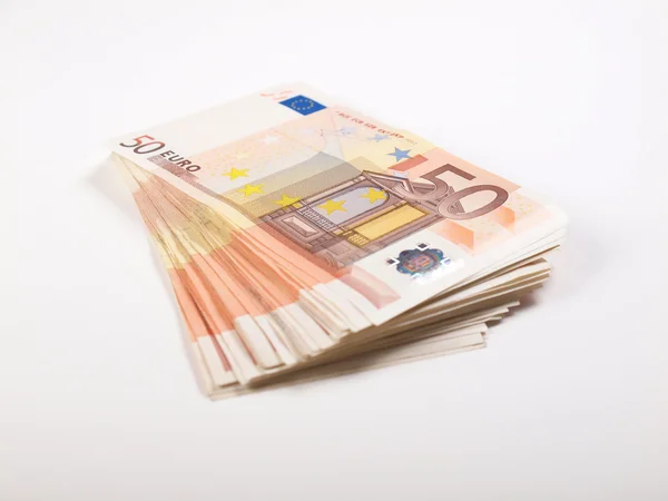 50-Euro-Scheine — Stockfoto