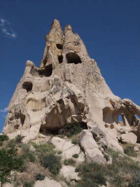 tuhaf kaya oluşumları Kapadokya, Türkiye