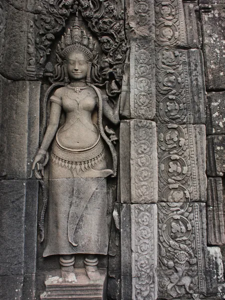 Apsara în Angkor — Fotografie, imagine de stoc