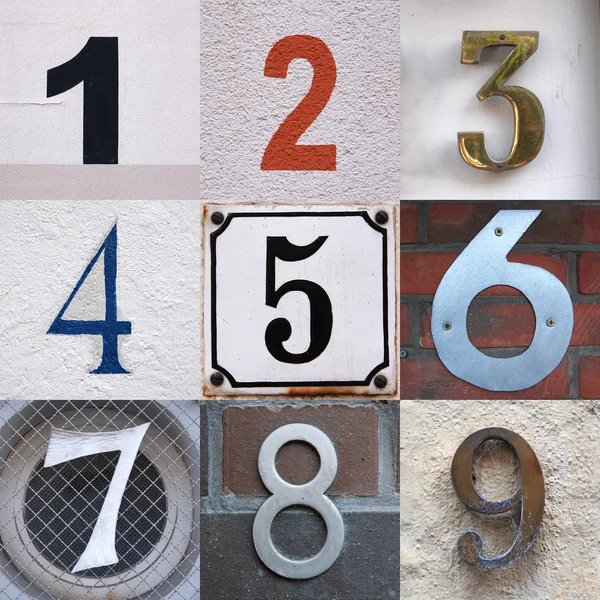 House number set — Stock Photo, Image