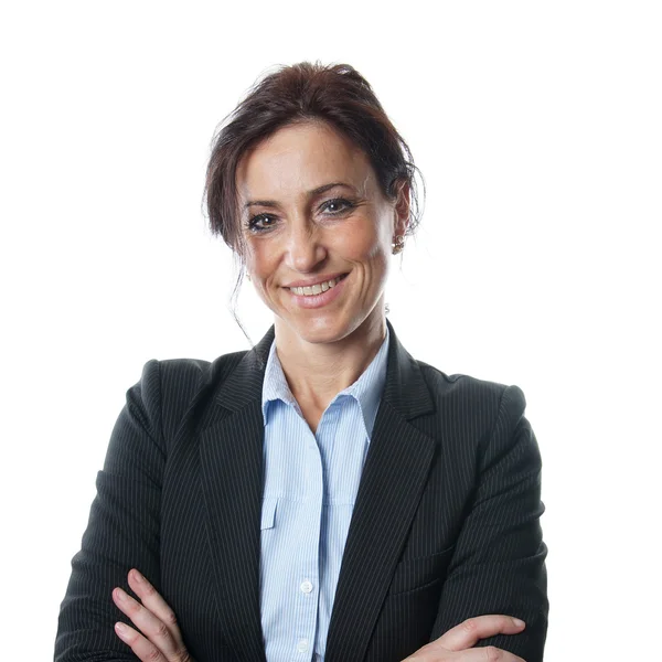 Businesswoman smiling — Stock Photo, Image