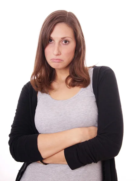 Mujer joven triste — Foto de Stock