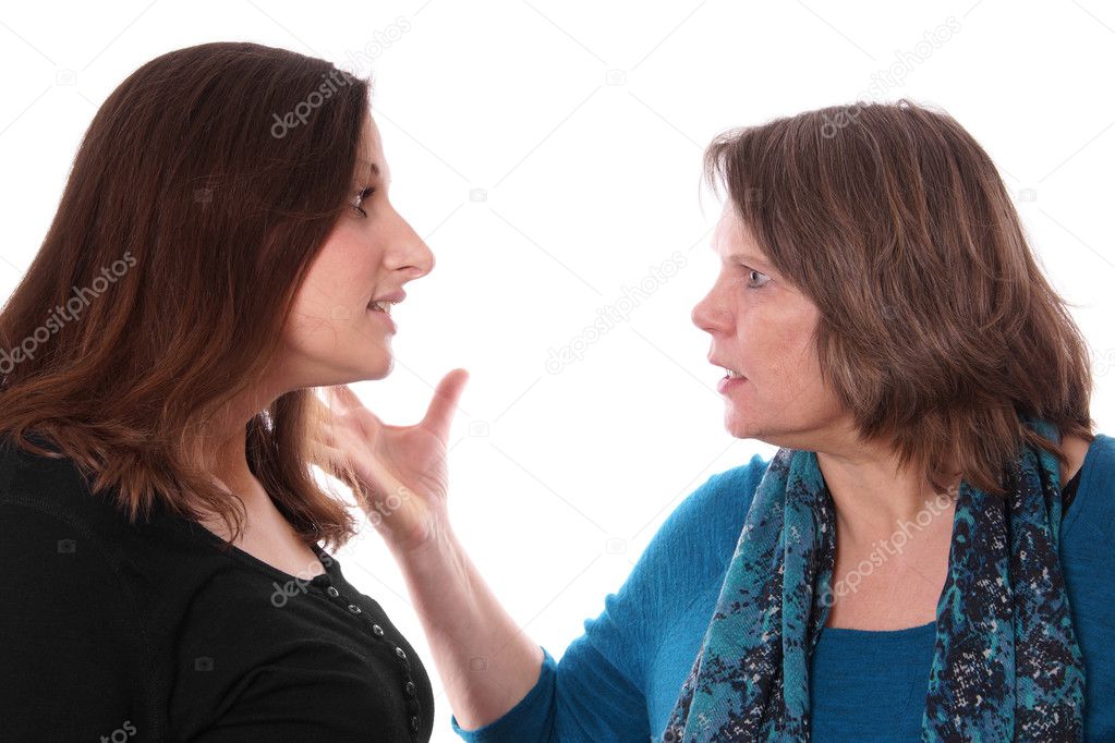 mother and daughter fighting