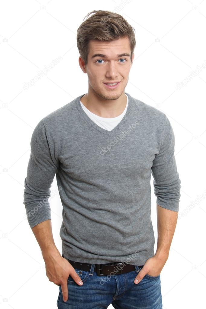 Young man with hands in his pockets