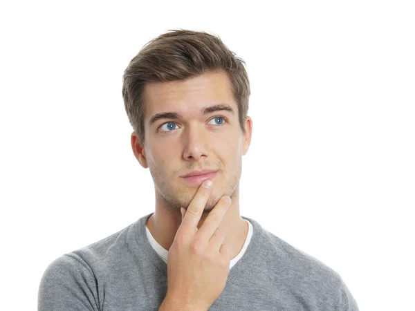 Pensive young man — Stock Photo, Image