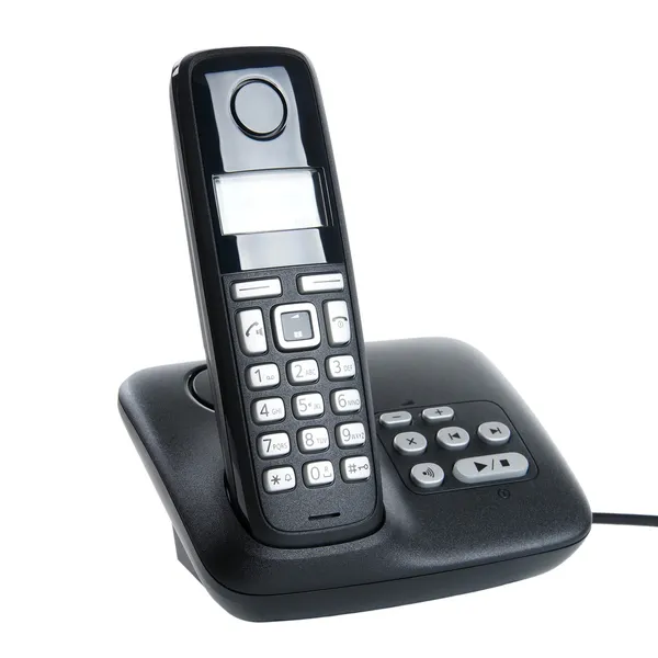 Telefon mit Basisstation — Stockfoto