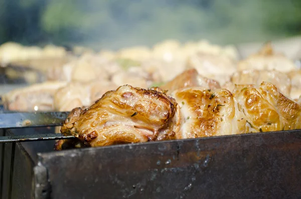 Carne en la parrilla — Foto de Stock