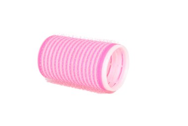 Tek pembe velcro silindir