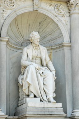 anıt franz grillparzer volksgarten Viyana içinde