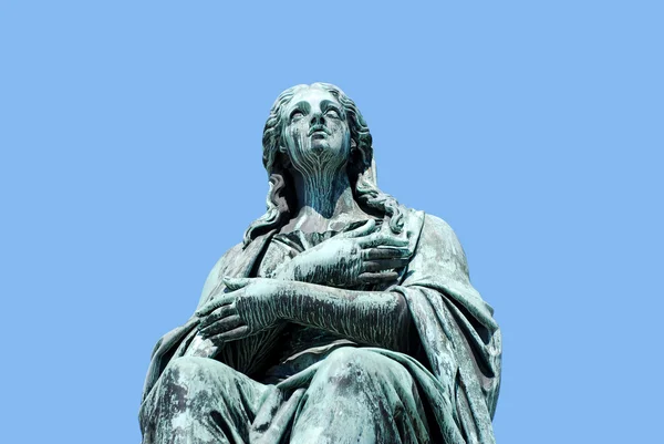 Scultura di una donna, facente parte del monumento all'imperatore Fr. — Foto Stock