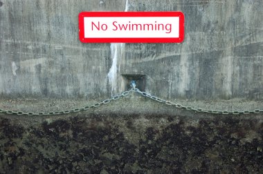 canal wall hiçbir Yüzme işareti