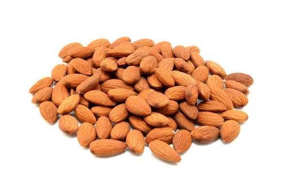 Whole unblanched almonds — Stock Photo, Image