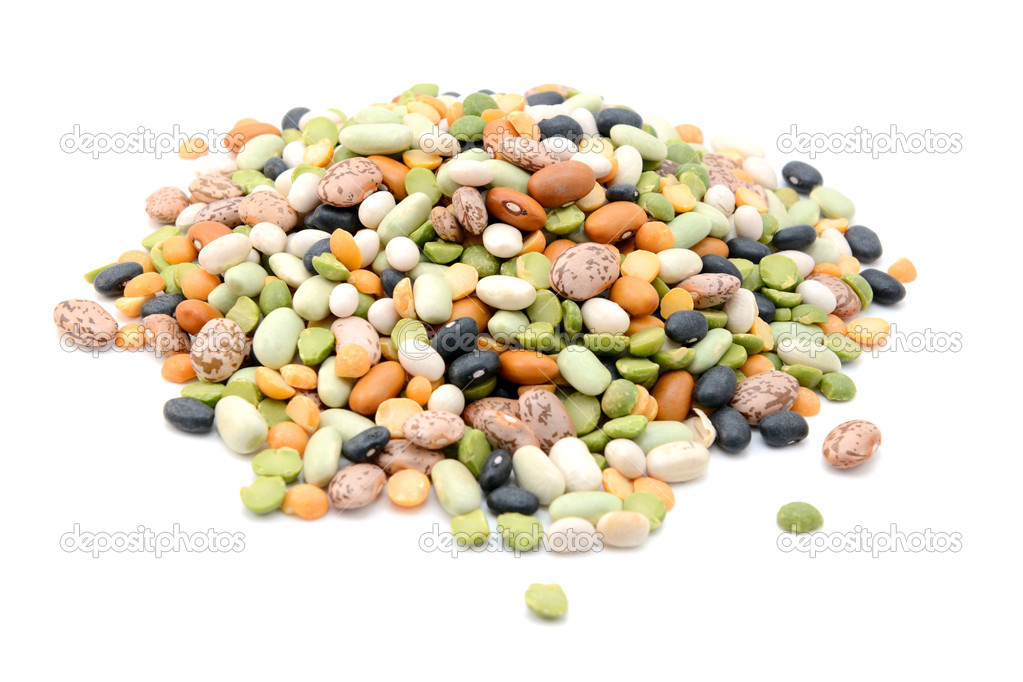 Mixed dried beans and peas