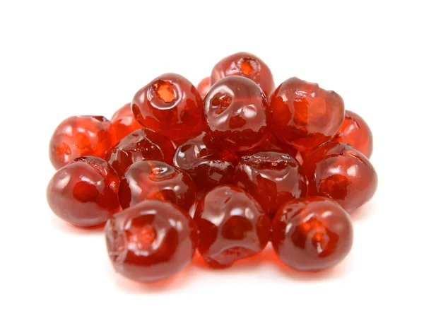 Sticky glace cherries — Stock Photo, Image