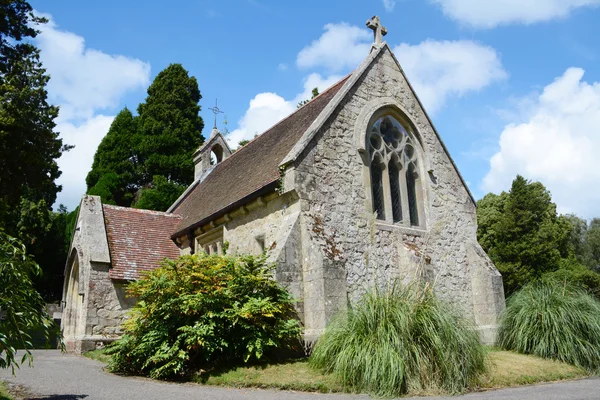 Kleine Kapelle in lyndhurst im neuen Wald — Stockfoto