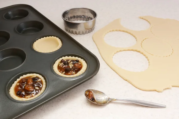 Making mince pies — Stock Photo, Image