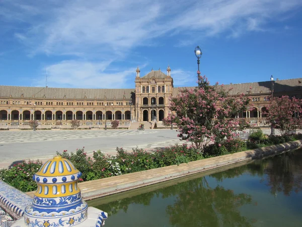 Der "Plaza de españa", spanischer Platz". — Stockfoto