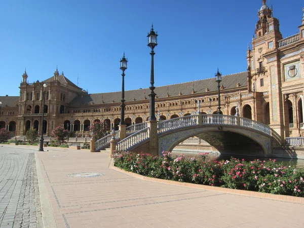 The Plaza de España, "Spain Square". — Stock Photo, Image