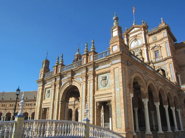 The Plaza de España, "Spain Square". — стокове фото