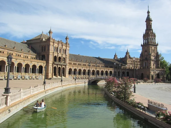 The Plaza de España, "Spain Square". — Zdjęcie stockowe